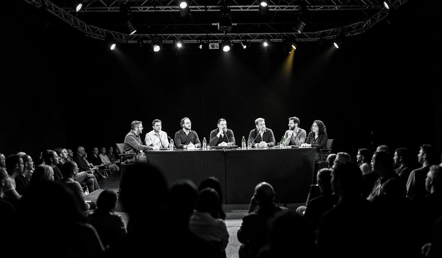 Industry panel conversation on the Main Room stage at RE:UNION